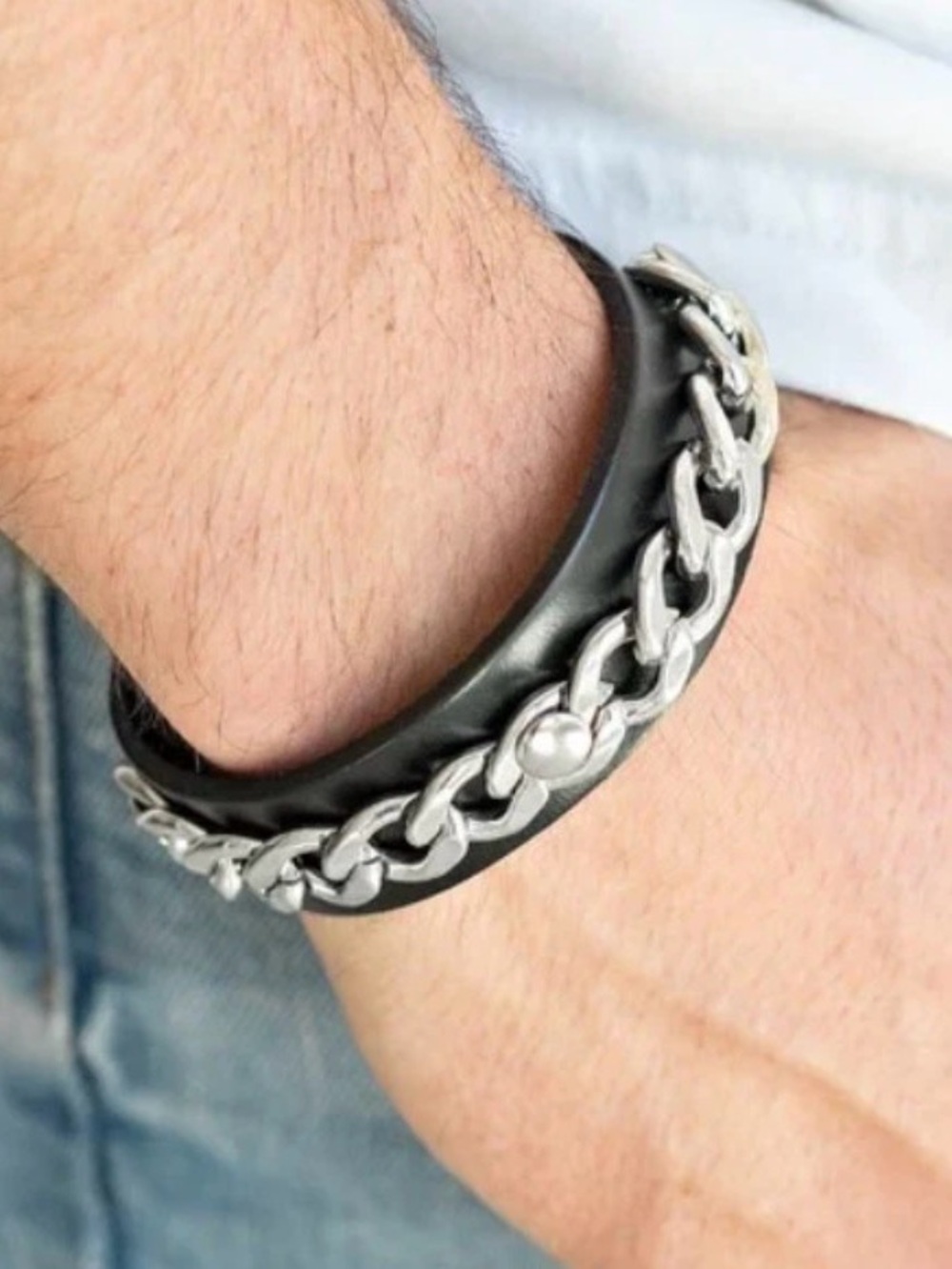 Paparazzi - Be The CHAINge Silver Urban Bracelet